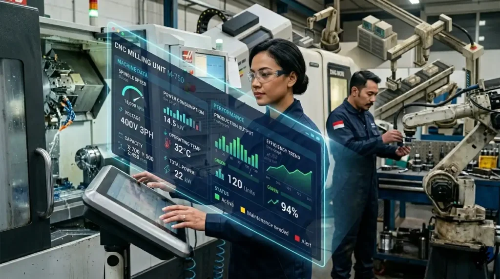 website spesifikasi teknis mesin