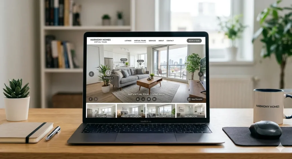 fitur virtual tour website properti