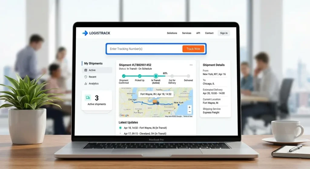 jasa website logistik tracking