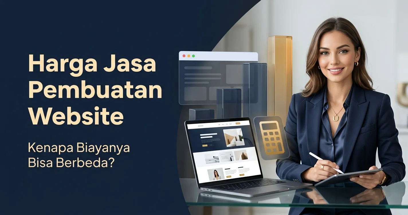 harga jasa pembuatan website profesional berdasarkan kompleksitas dan fitur
