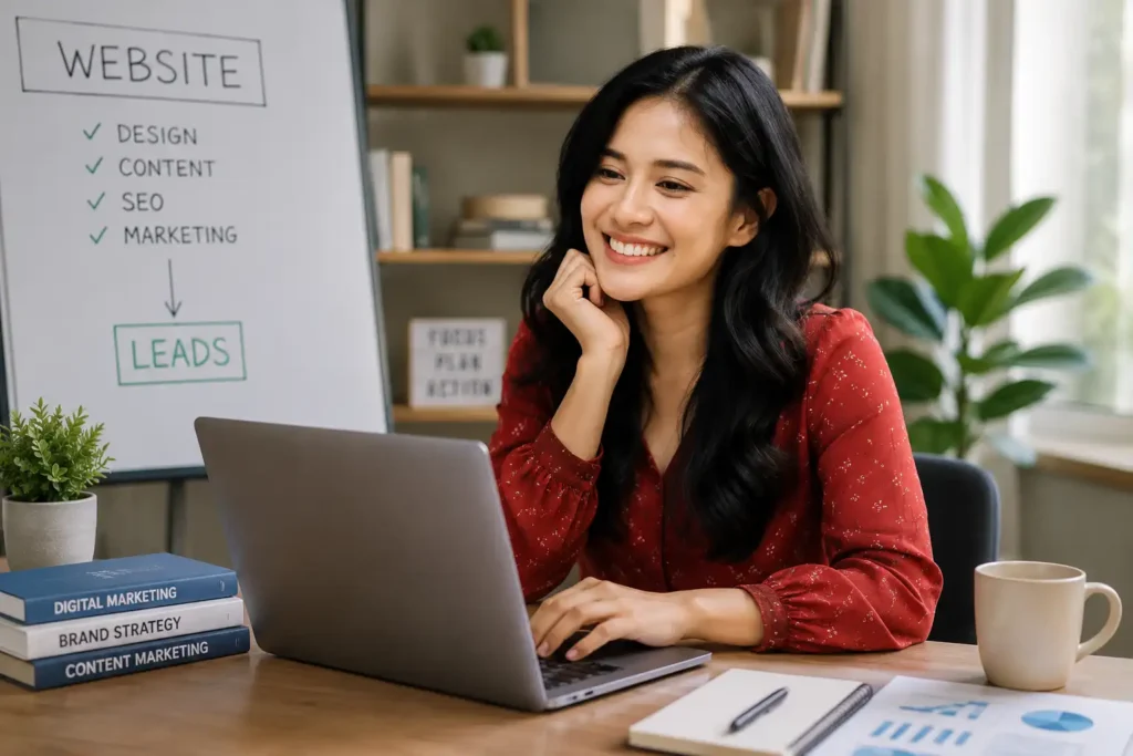 Website Mendatangkan Leads
