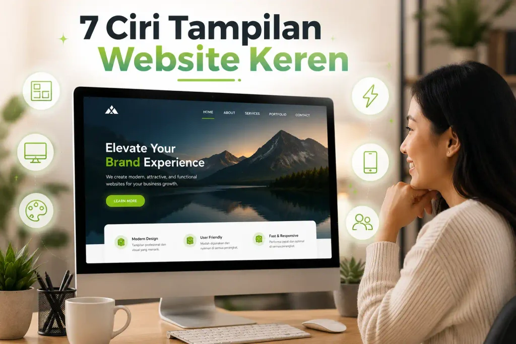 Tampilan Website Keren