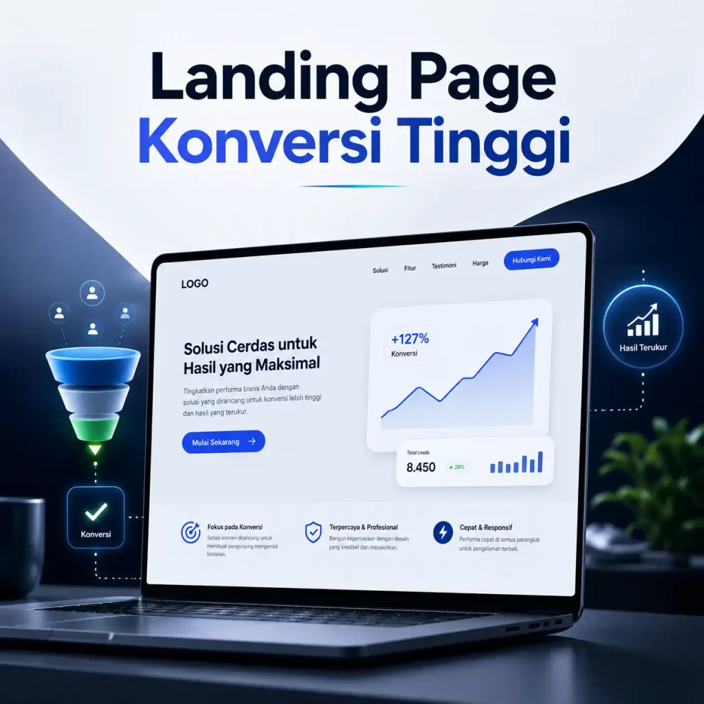 landing page konversi tinggi