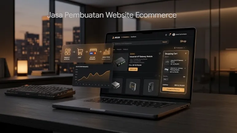 Ilustrasi Jasa Pembuatan Website Ecommerce