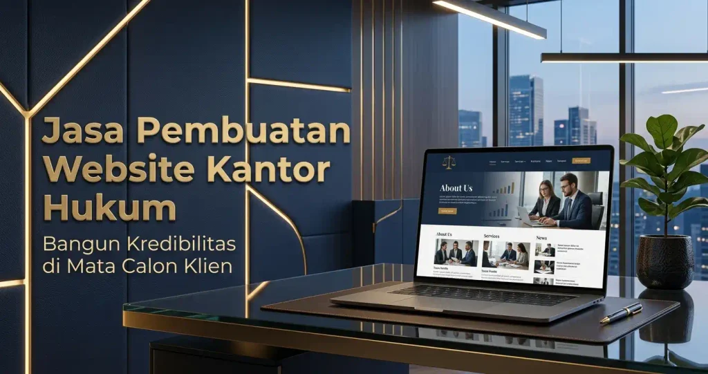 banner jasa pembuatan website kantor hukum