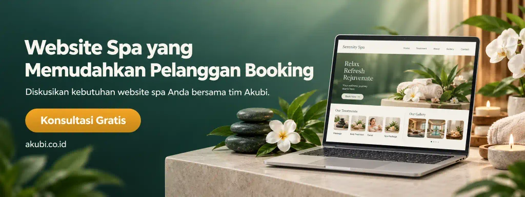 Konsultasi pembuatan website spa bersama Akubi
